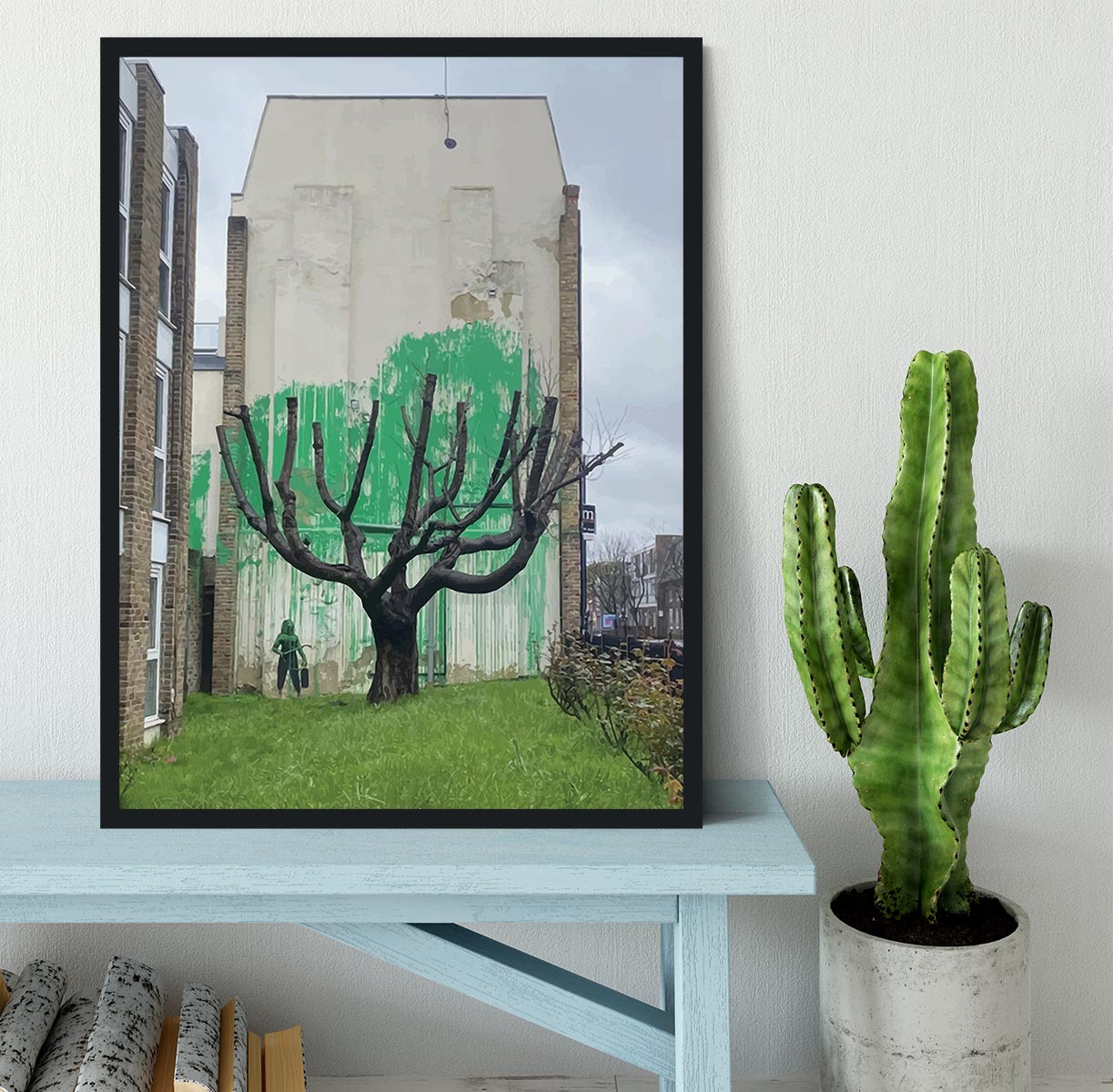 Banksy Tree Finsbury Park Framed Print - Canvas Art Rocks - 2