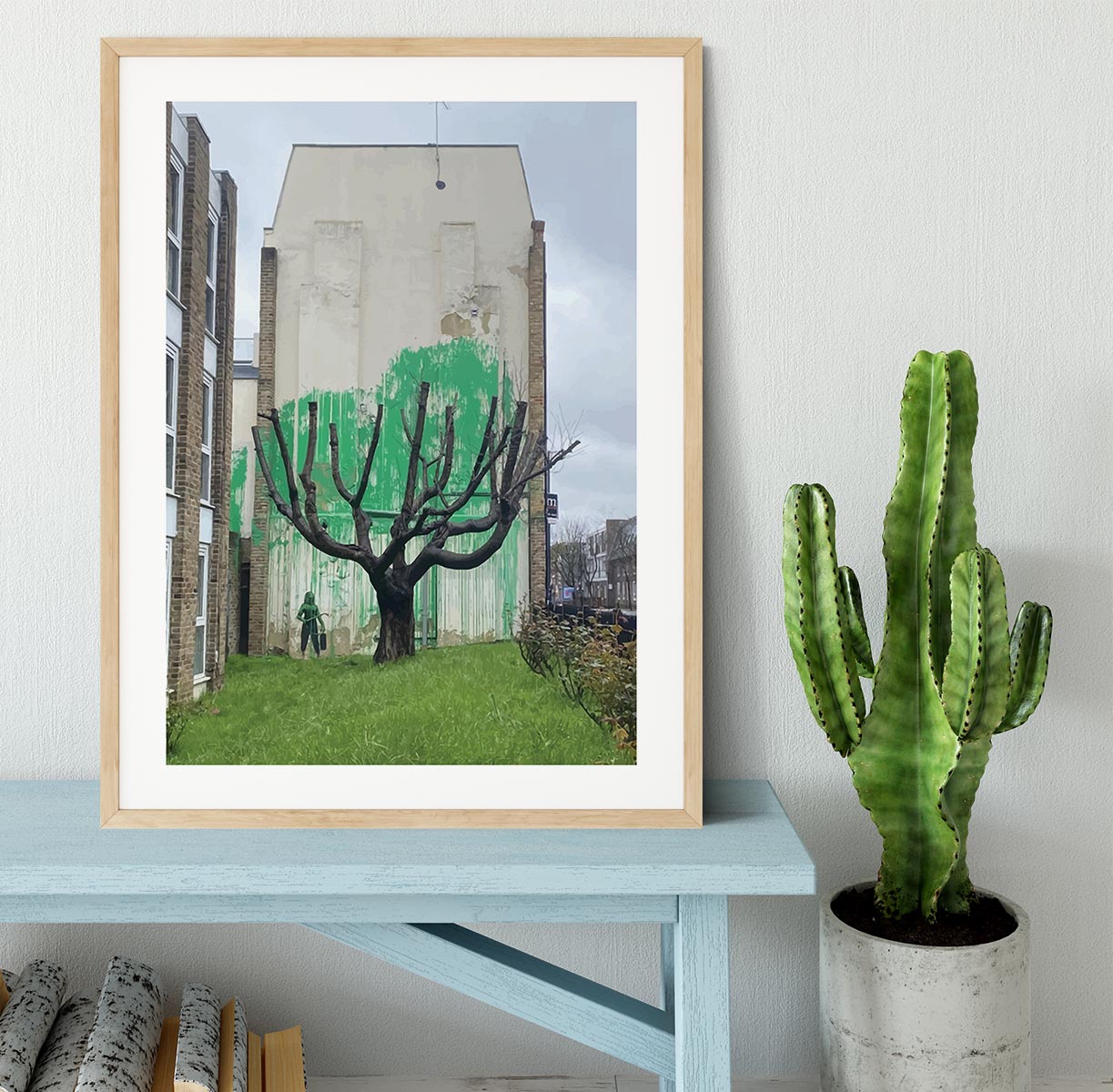 Banksy Tree Finsbury Park Framed Print - Canvas Art Rocks - 3