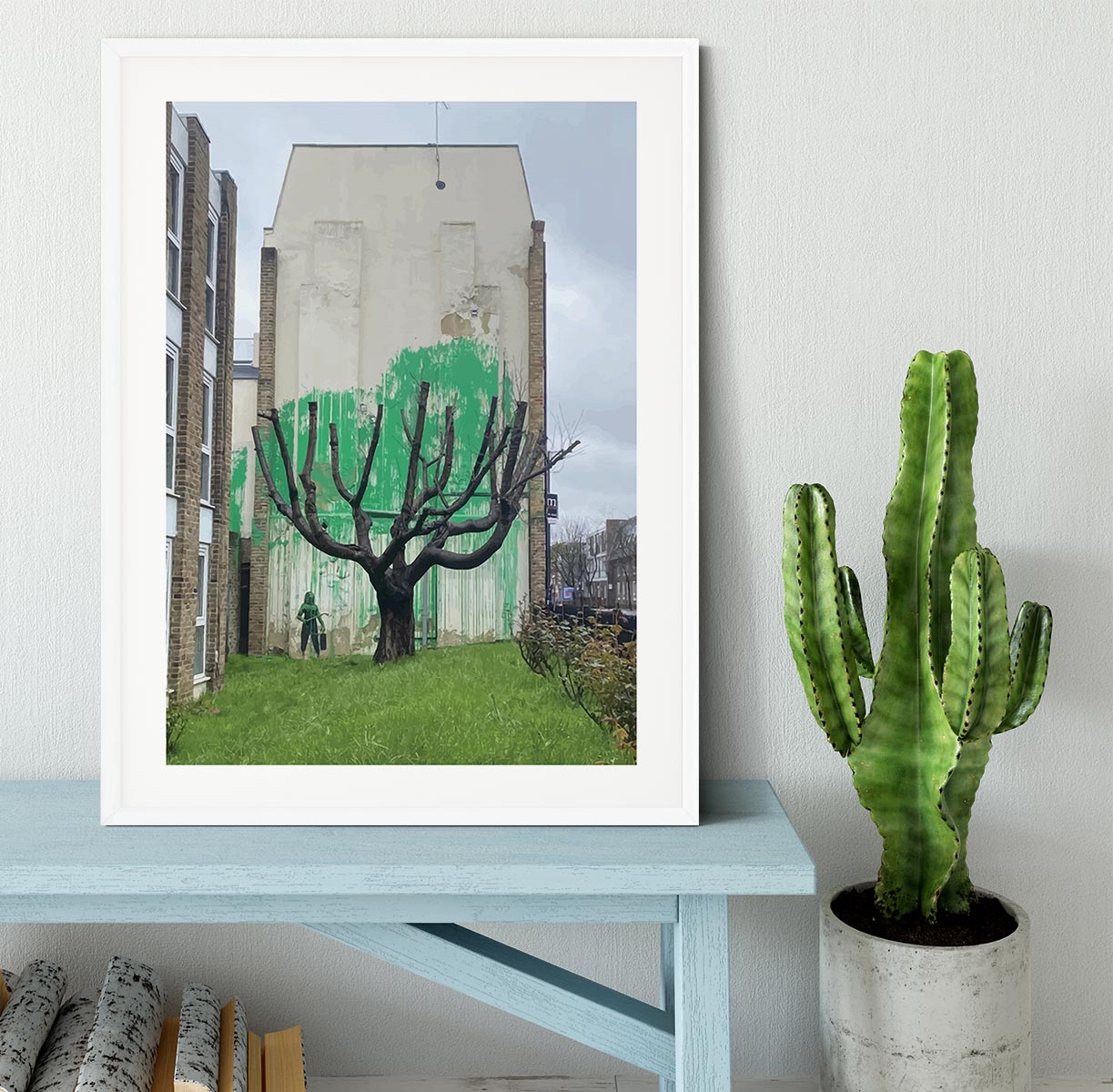 Banksy Tree Finsbury Park Framed Print - Canvas Art Rocks - 5