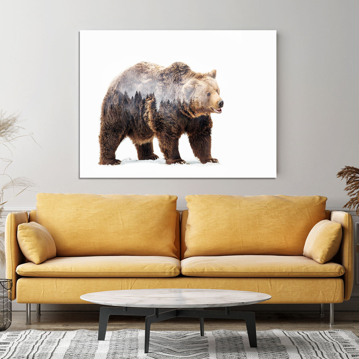 Bear Canvas Print or Poster - 1x - 4