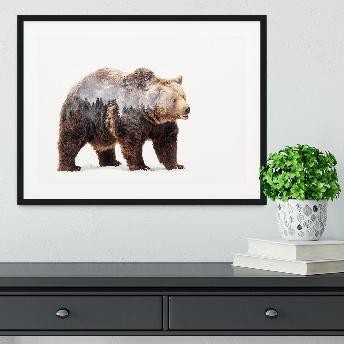 Bear Framed Print - 1x - 1