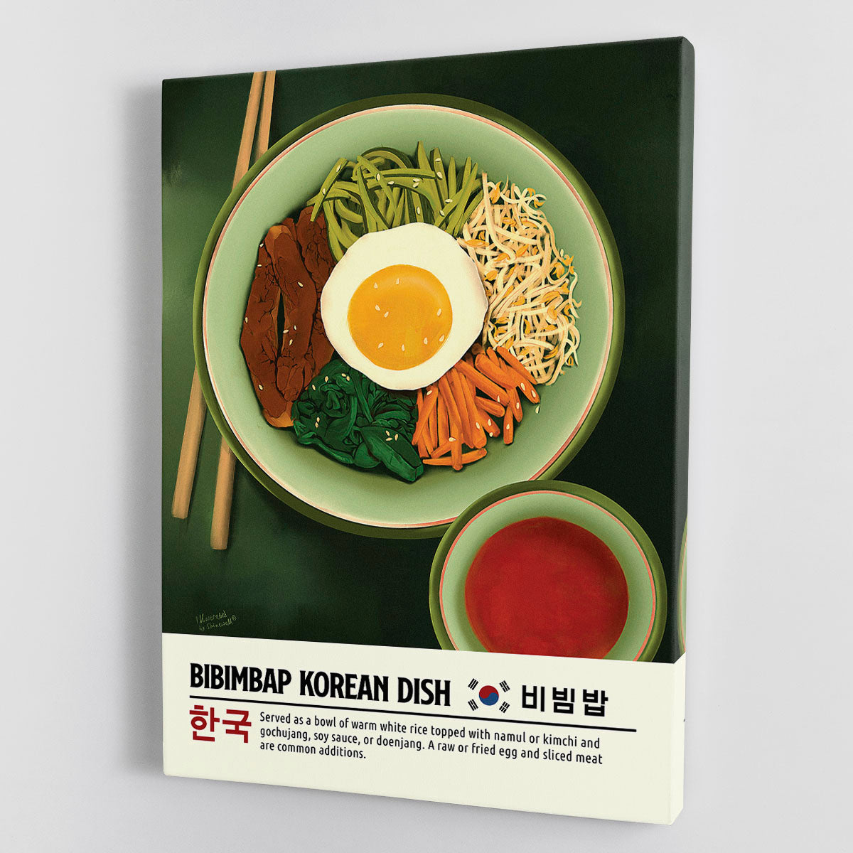 Bibimbap Canvas Print or Poster - Canvas Art Rocks - 1