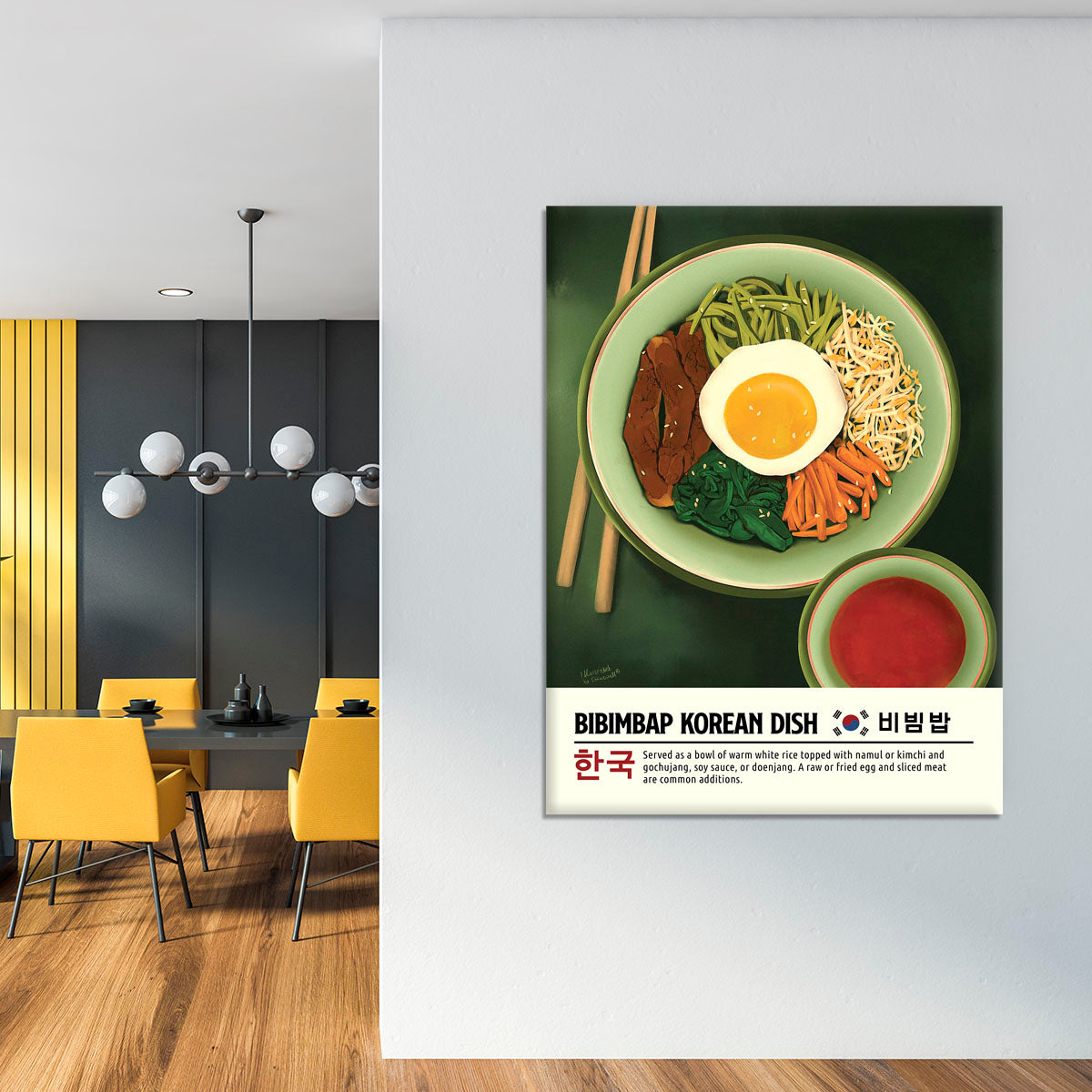 Bibimbap Canvas Print or Poster - Canvas Art Rocks - 4