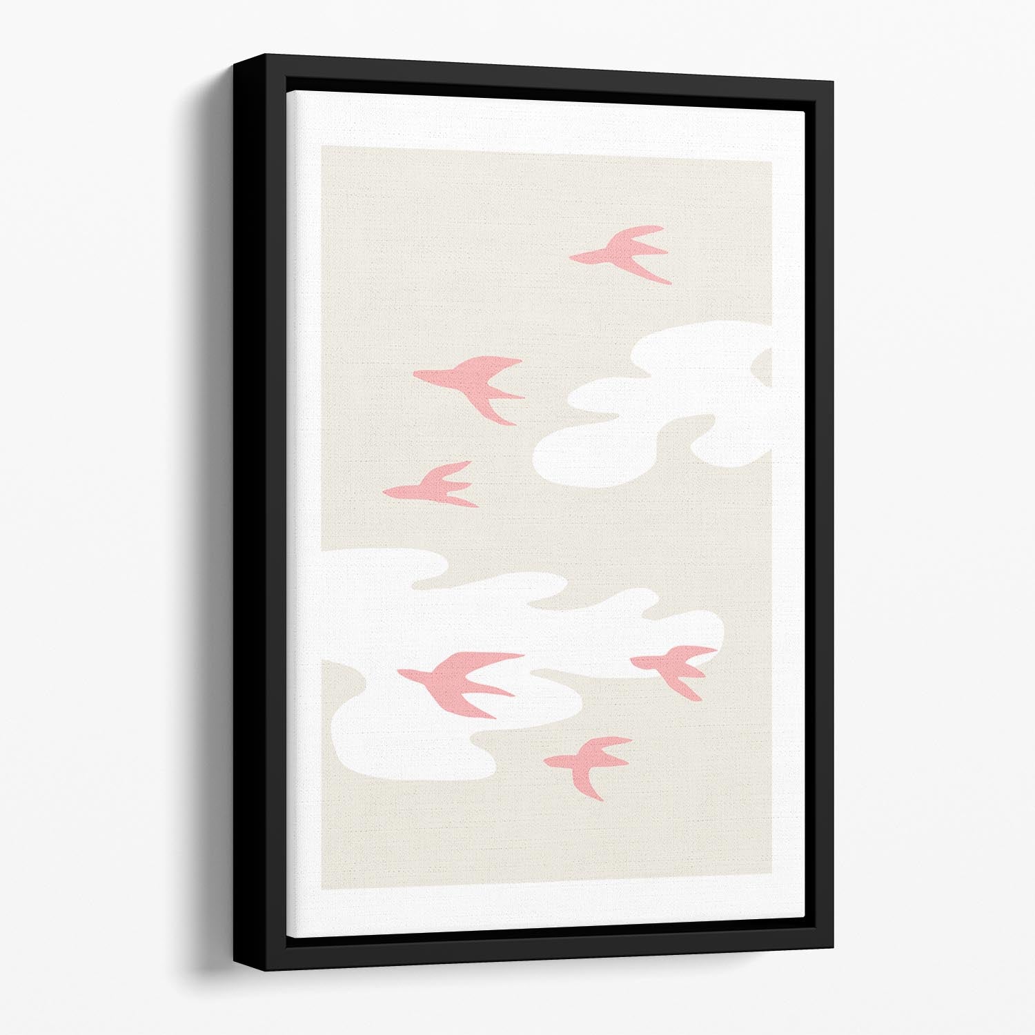 Birds Floating Framed Canvas - 1x - 1