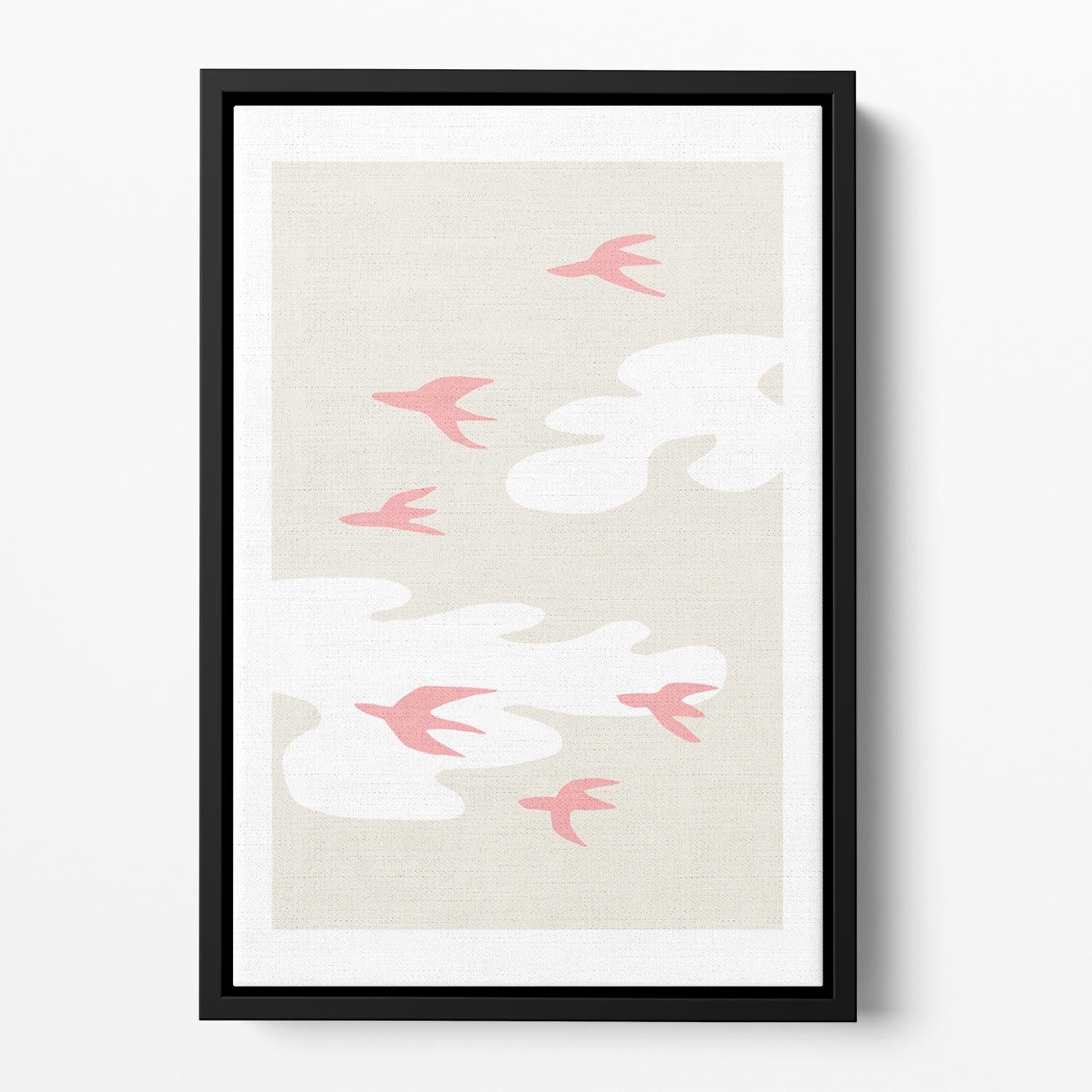 Birds Floating Framed Canvas - 1x - 2