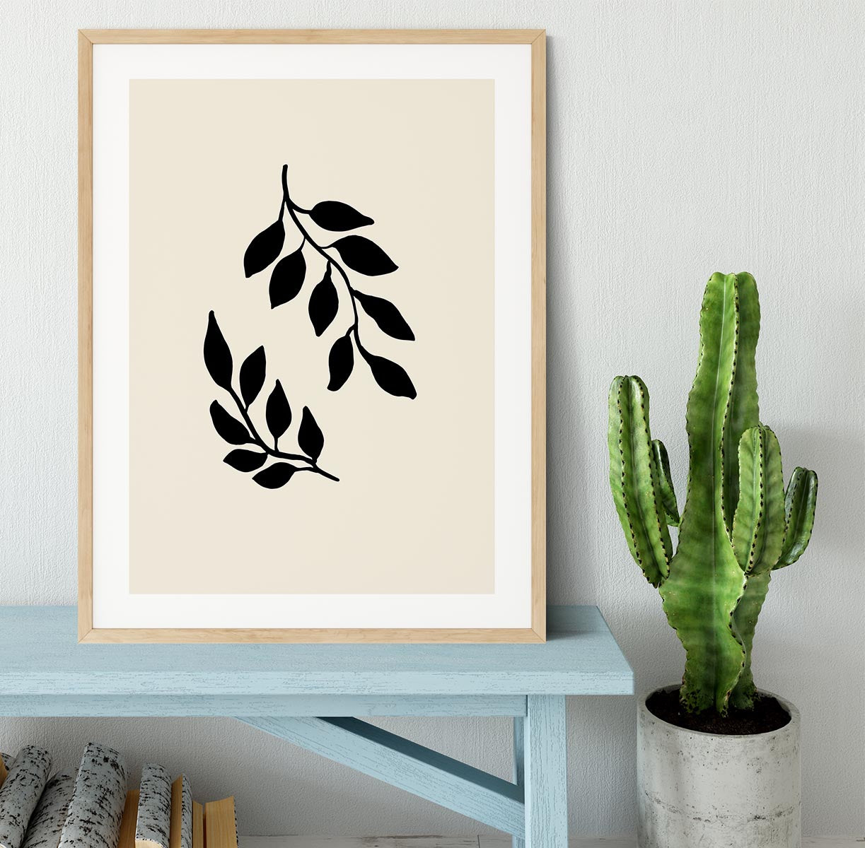 Black Twigs Framed Print - 1x - 3