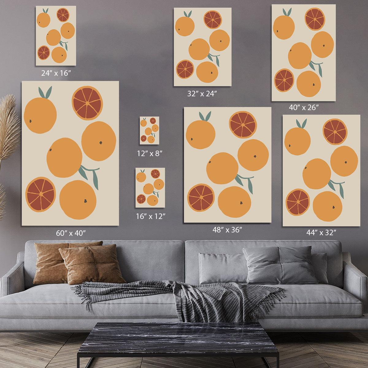 Blood Orange Canvas Print or Poster - 1x - 7