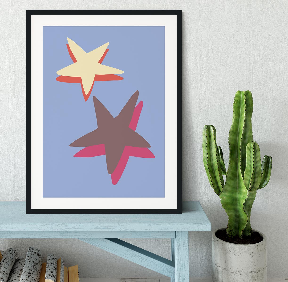 Blue Star Framed Print - 1x - 1