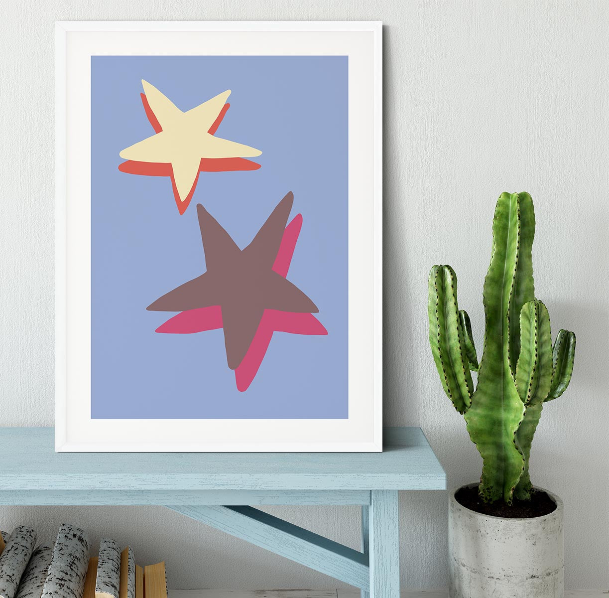 Blue Star Framed Print - 1x - 5