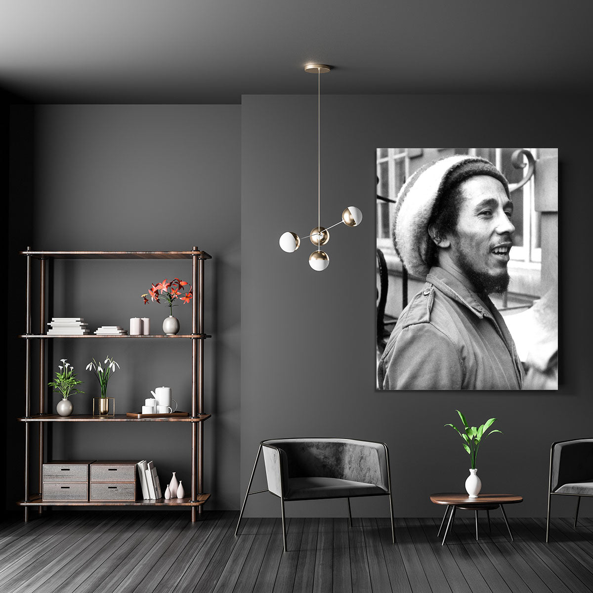 Bob Marley in 1977 Canvas Print or Poster - Canvas Art Rocks - 5