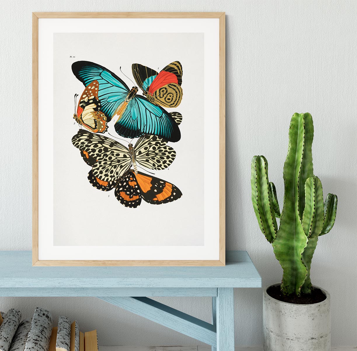 Butterflies Part 11 Framed Print - Canvas Art Rocks - 3