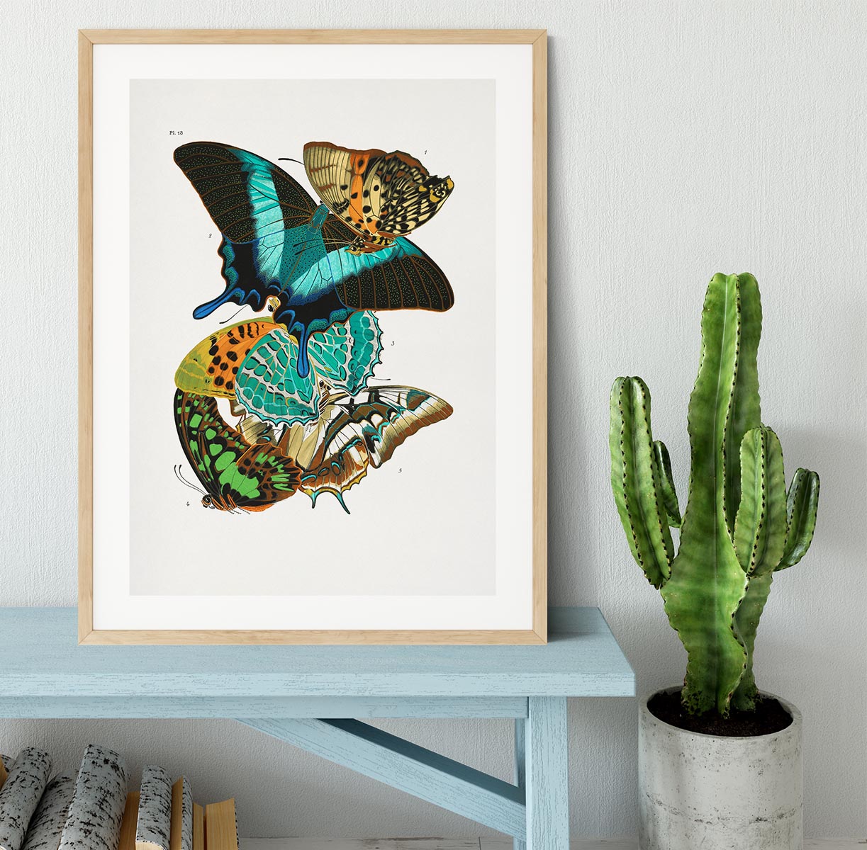 Butterflies Part 13 Framed Print - Canvas Art Rocks - 3