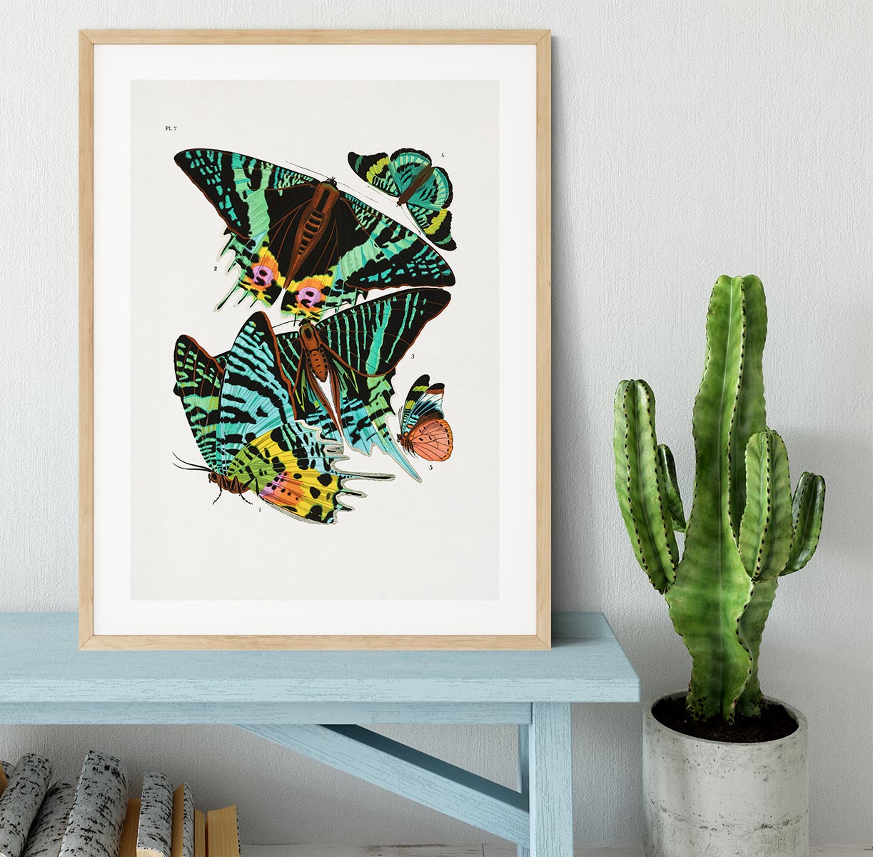 Butterflies Part 7 Framed Print - Canvas Art Rocks - 3