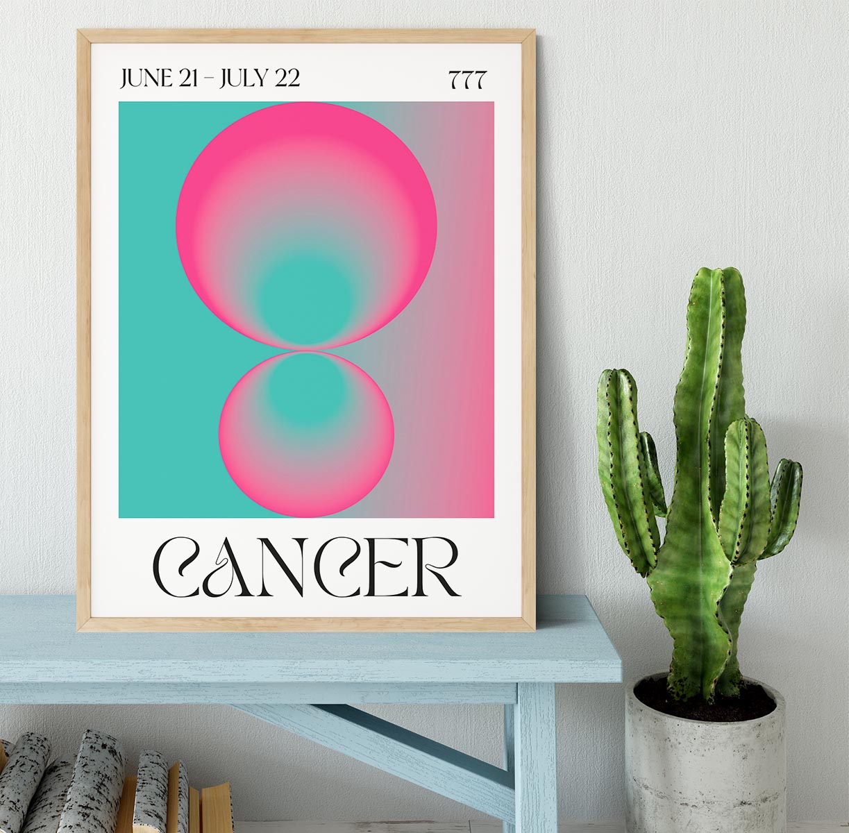 Cancer Zodiac Nurturing Art Framed Print - Canvas Art Rocks - 4