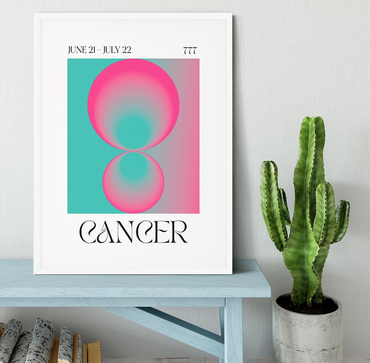 Cancer Zodiac Nurturing Art Framed Print - Canvas Art Rocks - 5