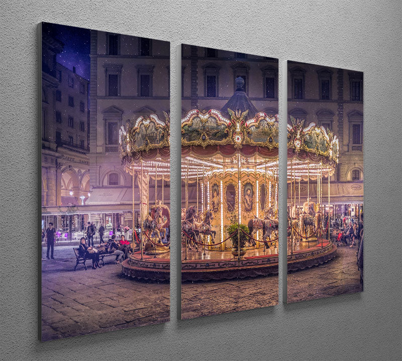 Carousel 3 Split Panel Canvas Print - 1x - 2