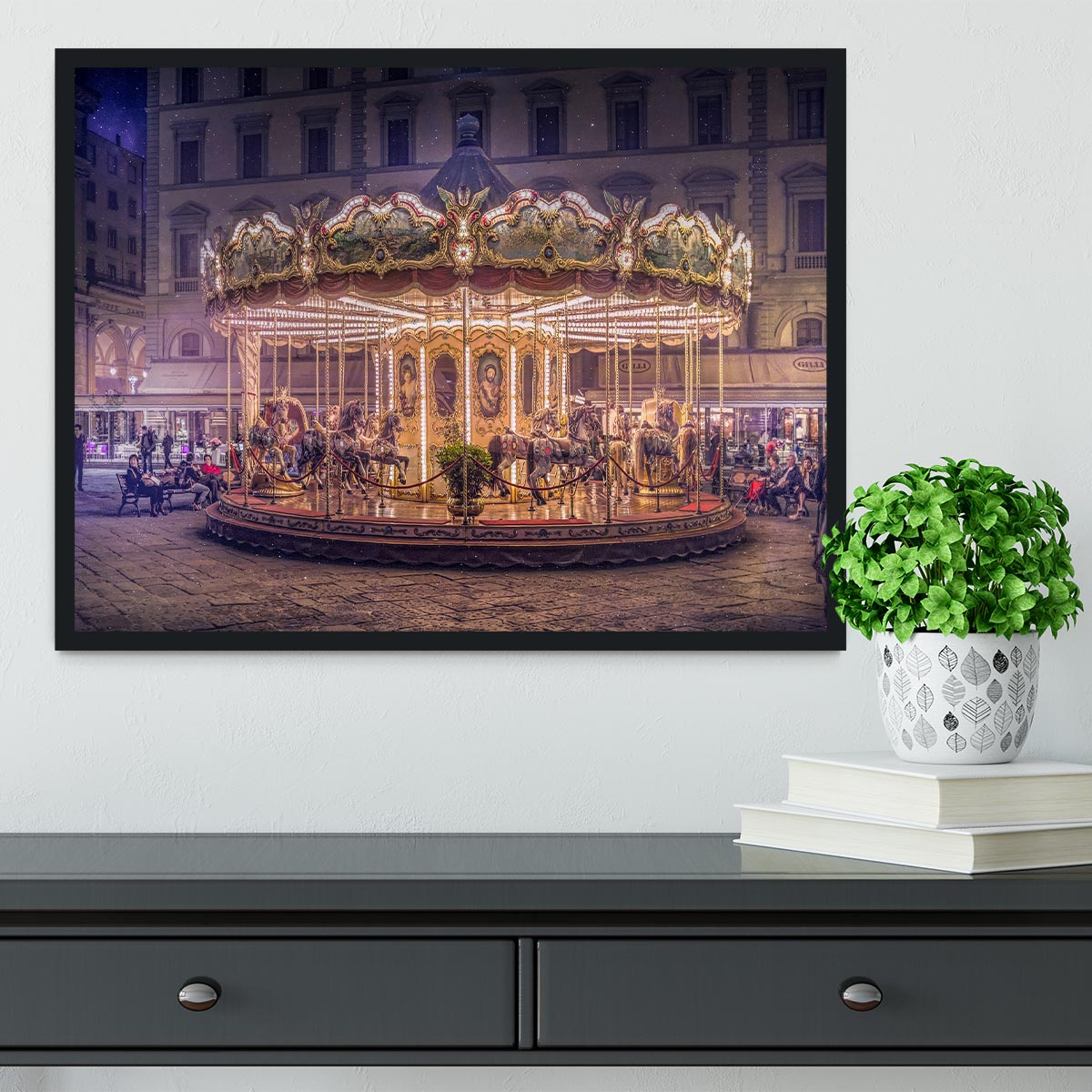 Carousel Framed Print - 1x - 2