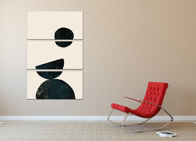 Catapult 3 Split Panel Canvas Print - 1x - 2