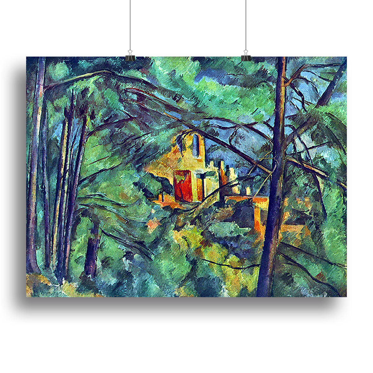 Chateau Noir by Cezanne Poster - Unframed
