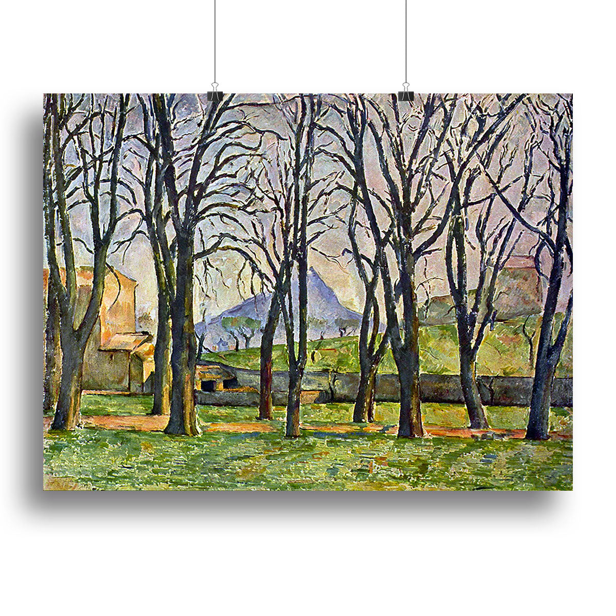 Chestnut Trees in Jas de Bouffan by Cezanne Poster - Unframed