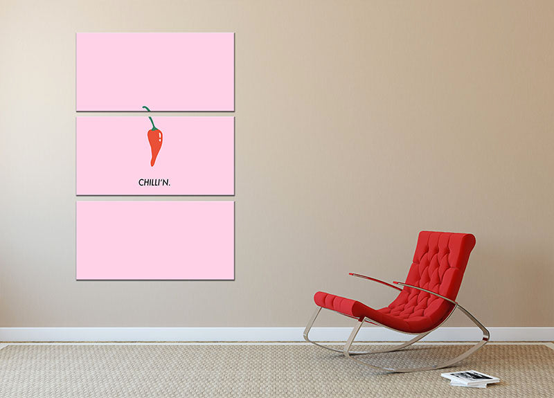 Chillin 3 Split Panel Canvas Print - Canvas Art Rocks - 2