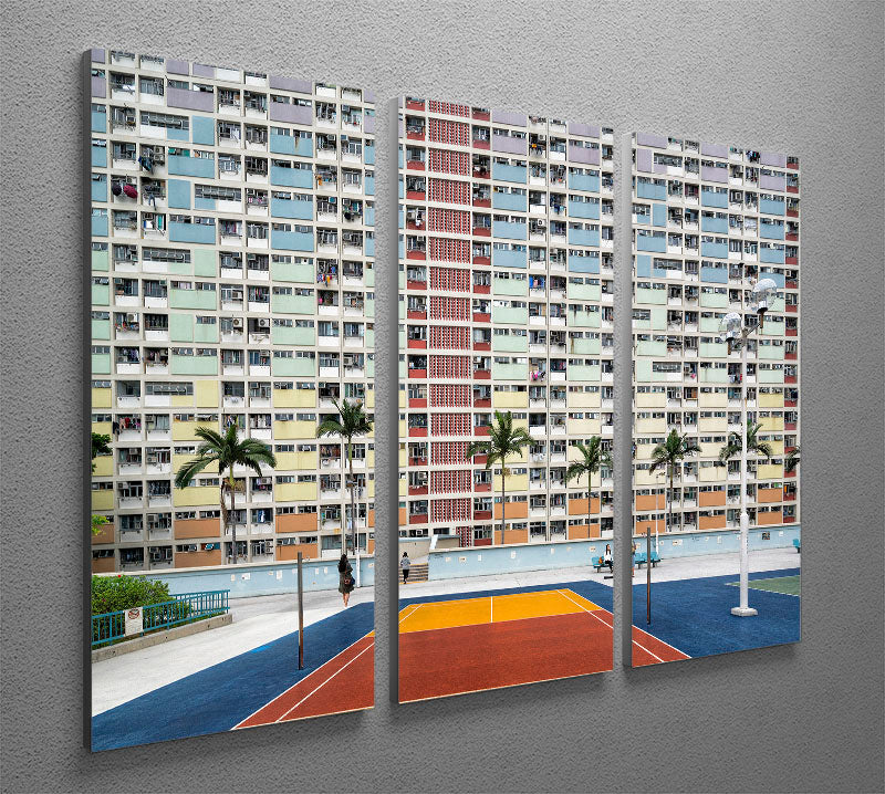 Choi Hung Estate 3 Split Panel Canvas Print - 1x - 2