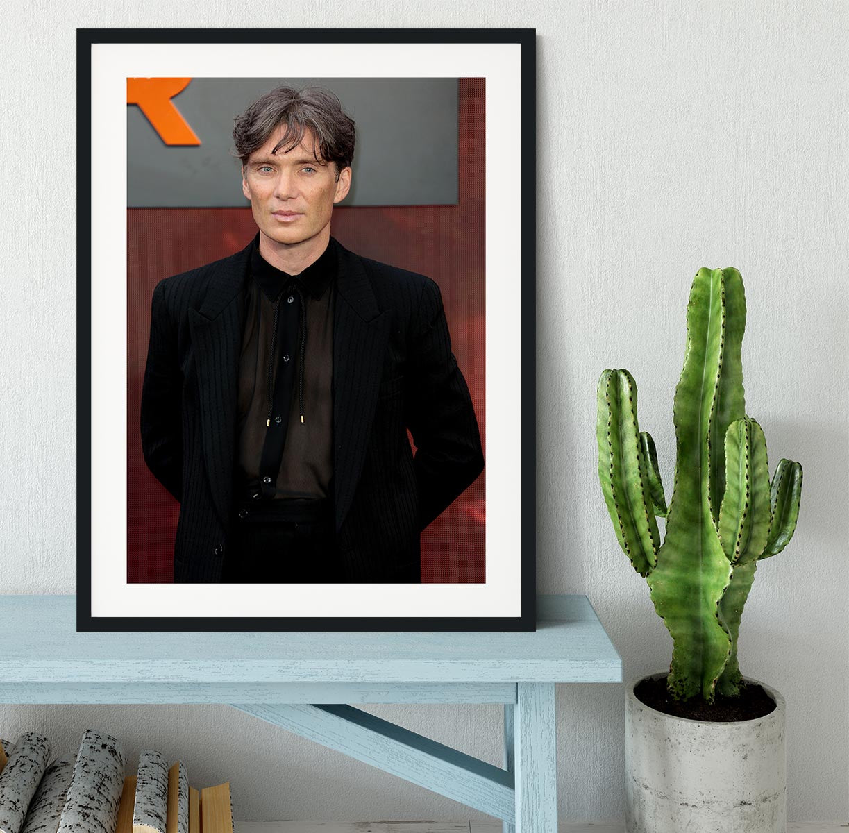 Cillian Murphy at the Oppenheimer Premiere Framed Print - Canvas Art Rocks - 1