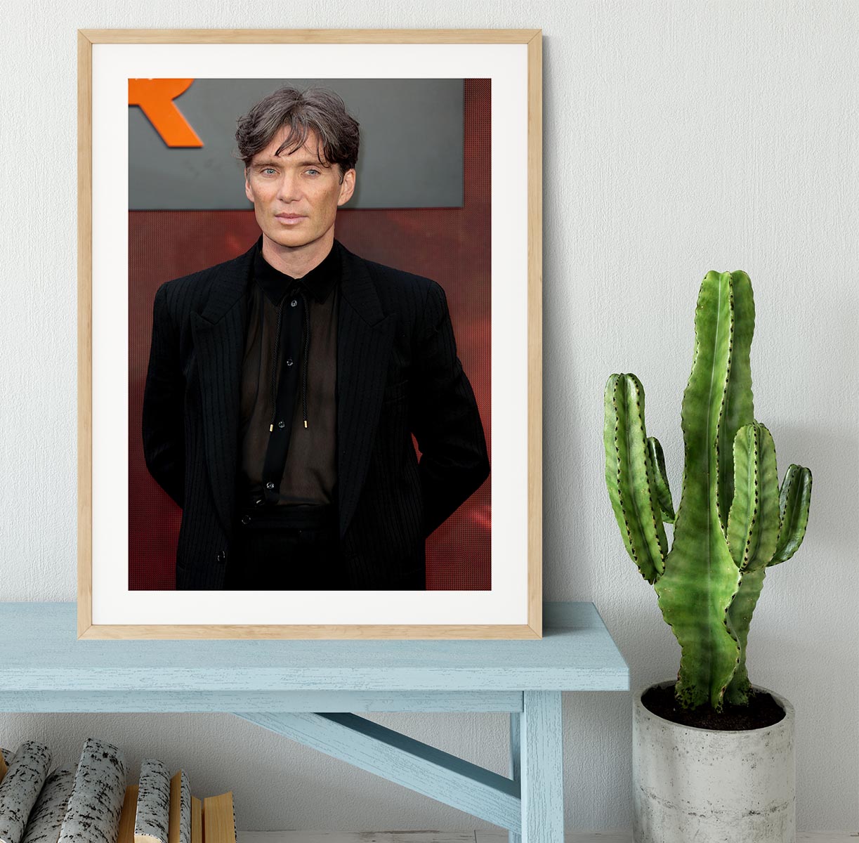 Cillian Murphy at the Oppenheimer Premiere Framed Print - Canvas Art Rocks - 3