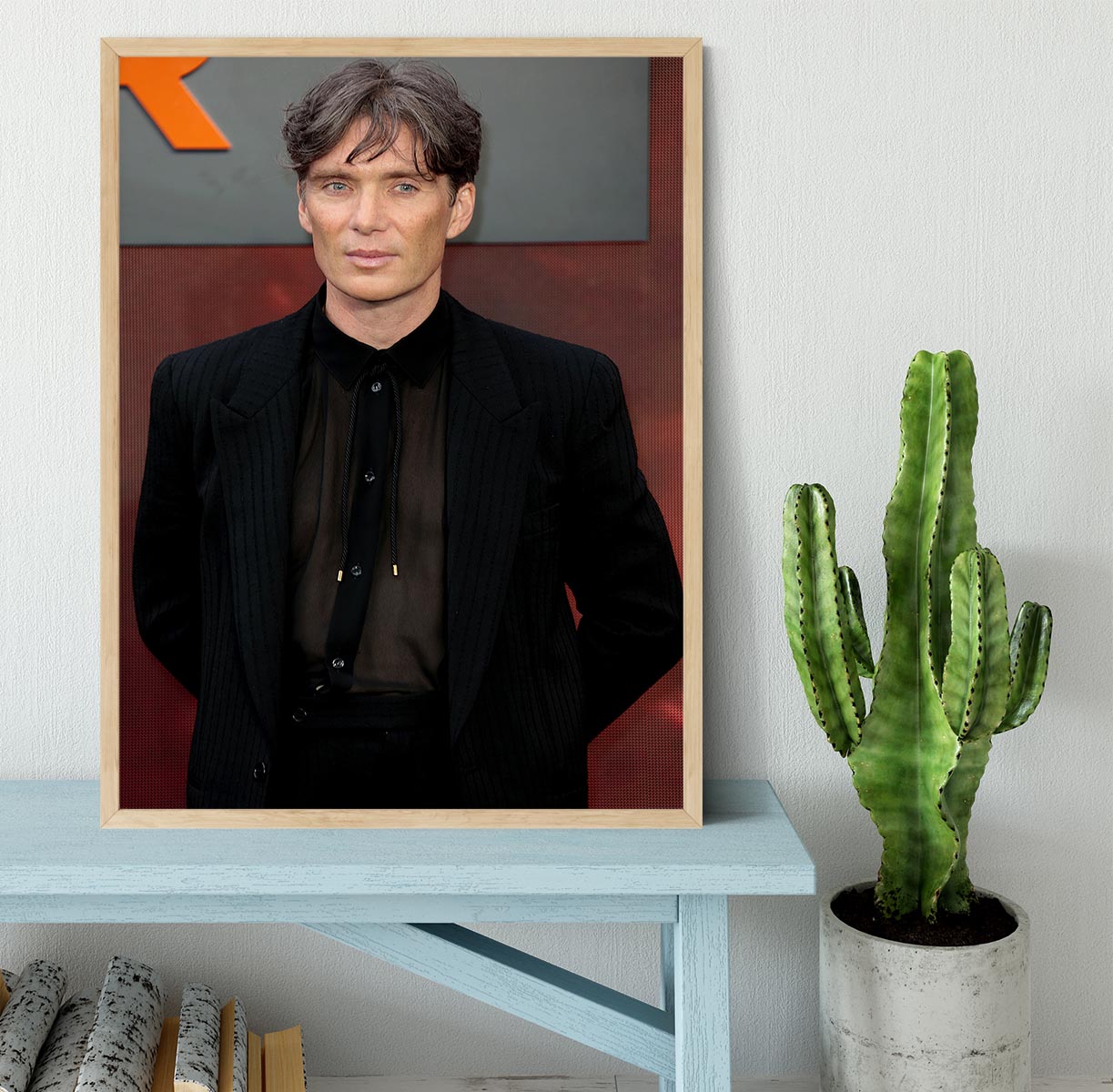 Cillian Murphy at the Oppenheimer Premiere Framed Print - Canvas Art Rocks - 4