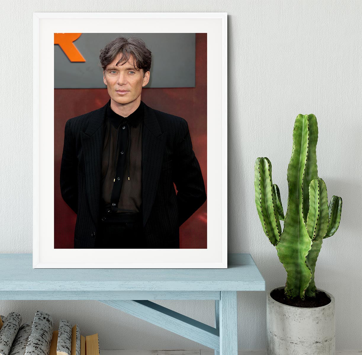 Cillian Murphy at the Oppenheimer Premiere Framed Print - Canvas Art Rocks - 5