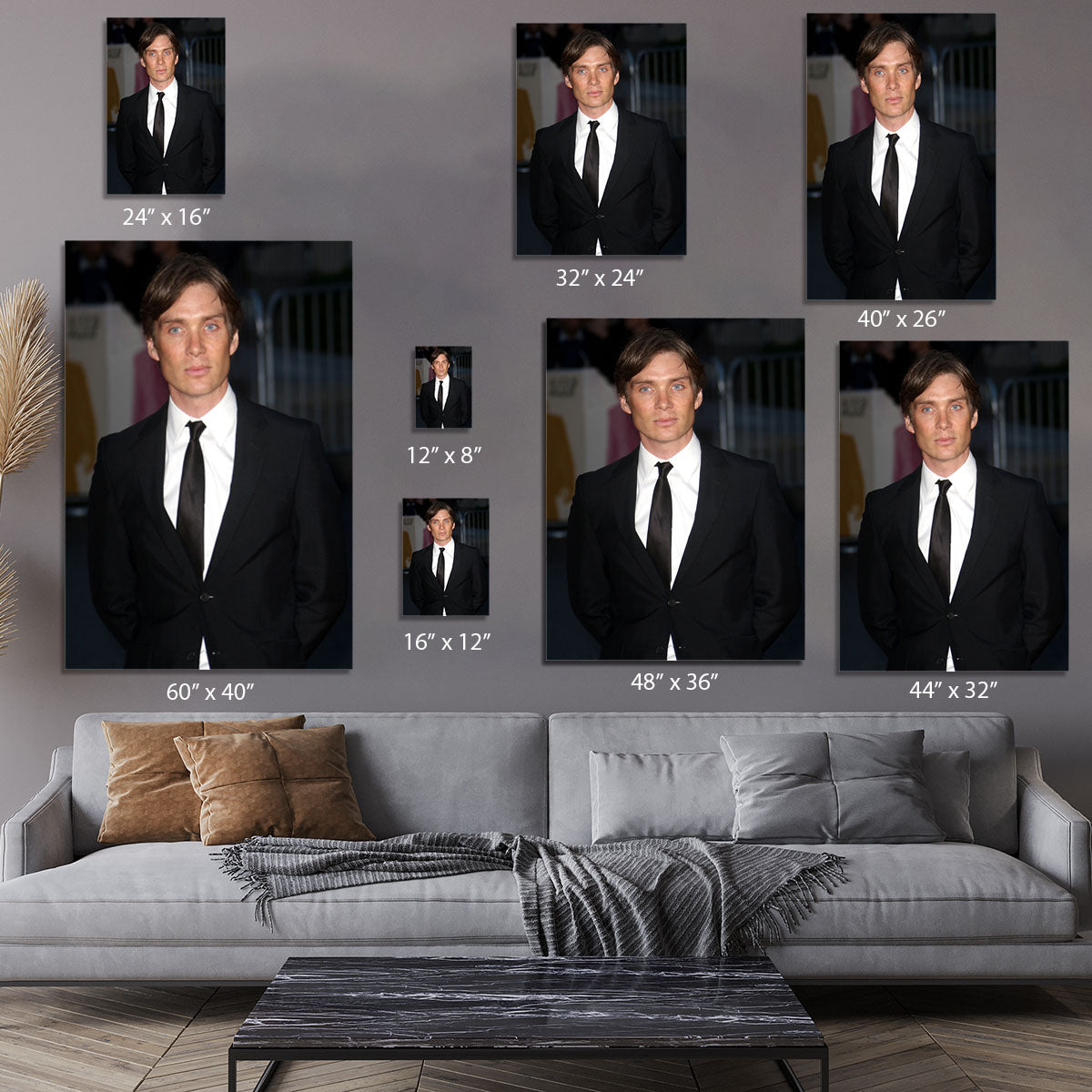 Cillian Murphy in 2016 Canvas Print or Poster - Canvas Art Rocks - 7