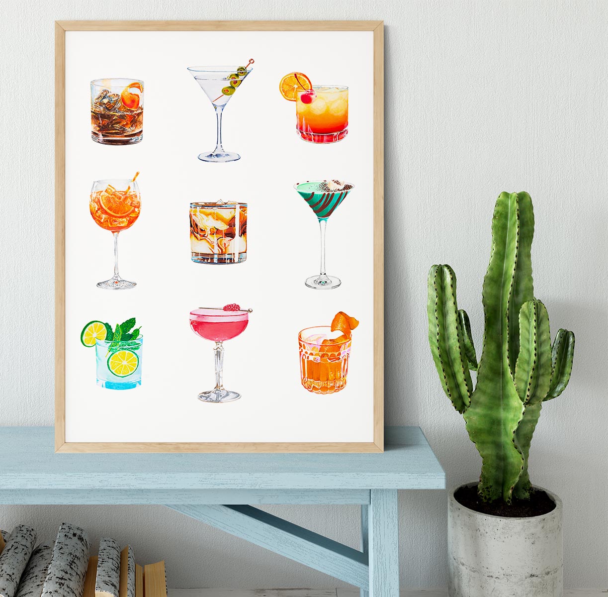 Cocktail Series Framed Print - Canvas Art Rocks - 4