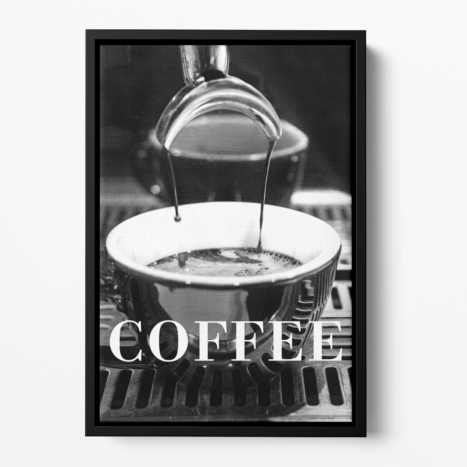 Coffee Documentary Floating Framed Canvas - Canvas Art Rocks - 2