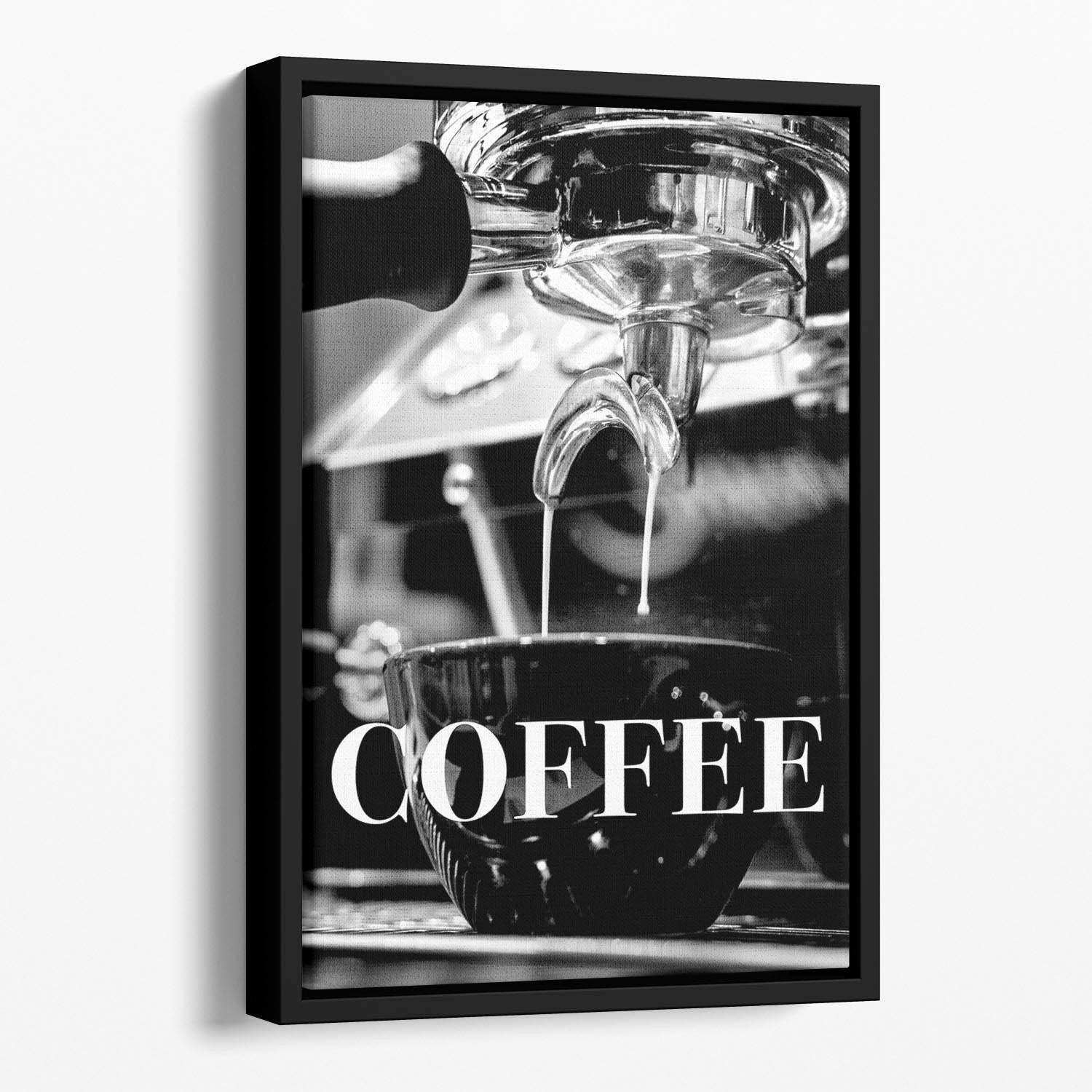 Coffee Still Life Floating Framed Canvas - Canvas Art Rocks - 1