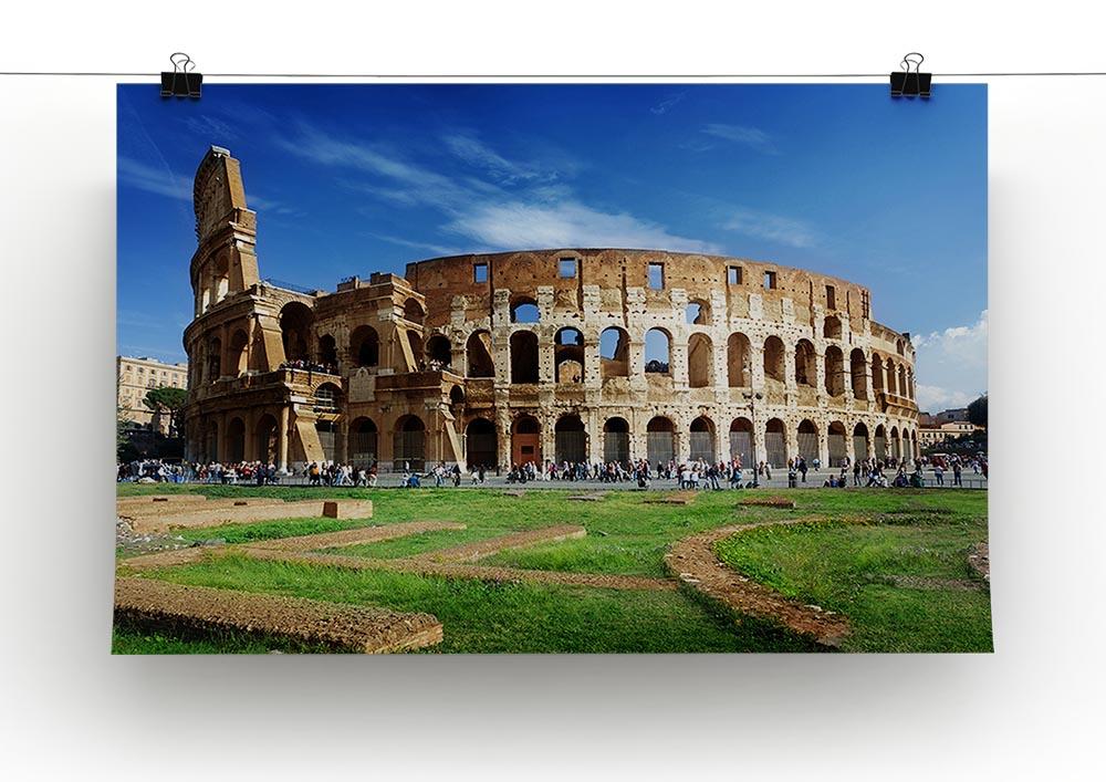 Colosseum in Rome Italy Poster - Unframed