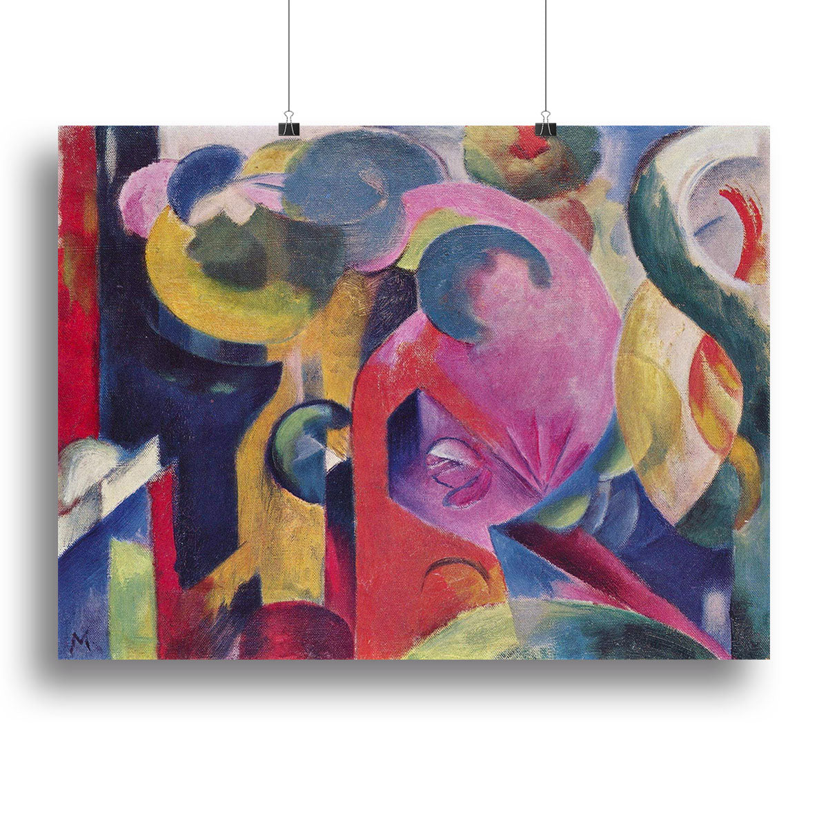 Composition III by Franz Marc Poster - Unframed