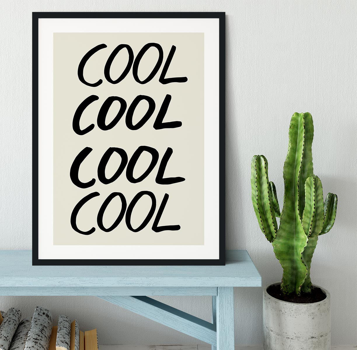 Cool Cool Cool Cool Framed Print - 1x - 1