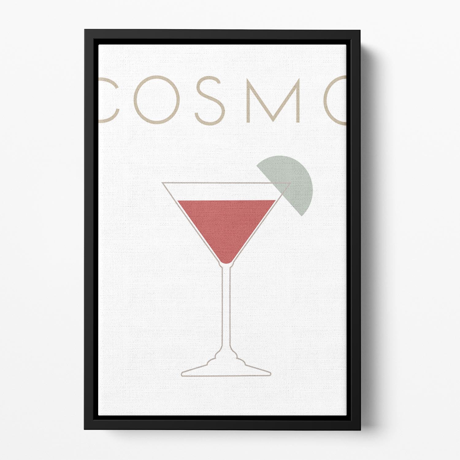 Cosmopolitan Floating Framed Canvas - Canvas Art Rocks - 2