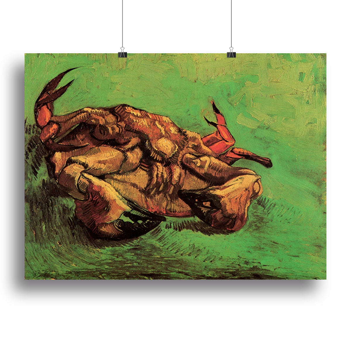 Crab on Its Back by Van Gogh Poster - Unframed