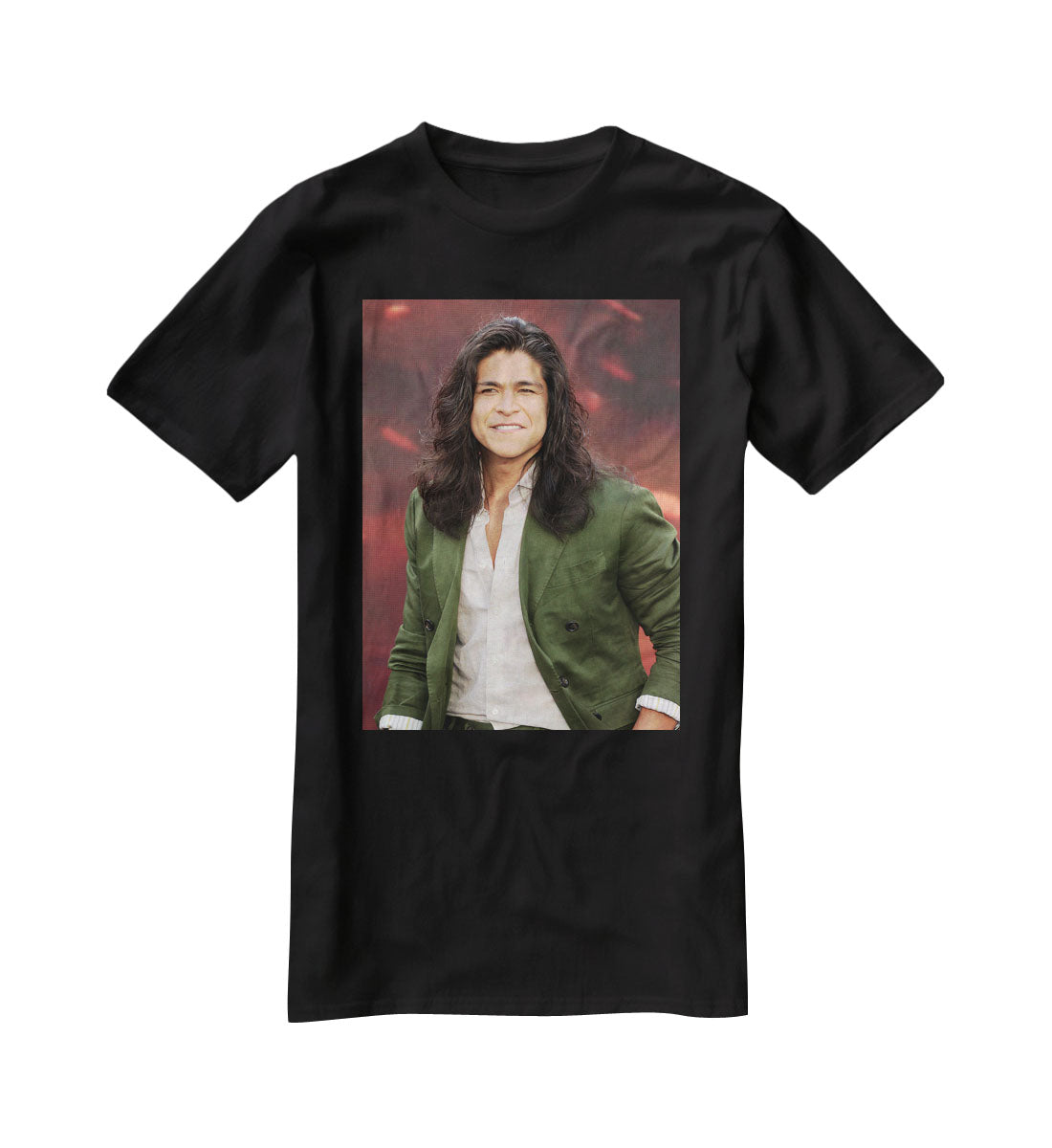 Cristo Fernandez at a premiere T-Shirt - Canvas Art Rocks - 1