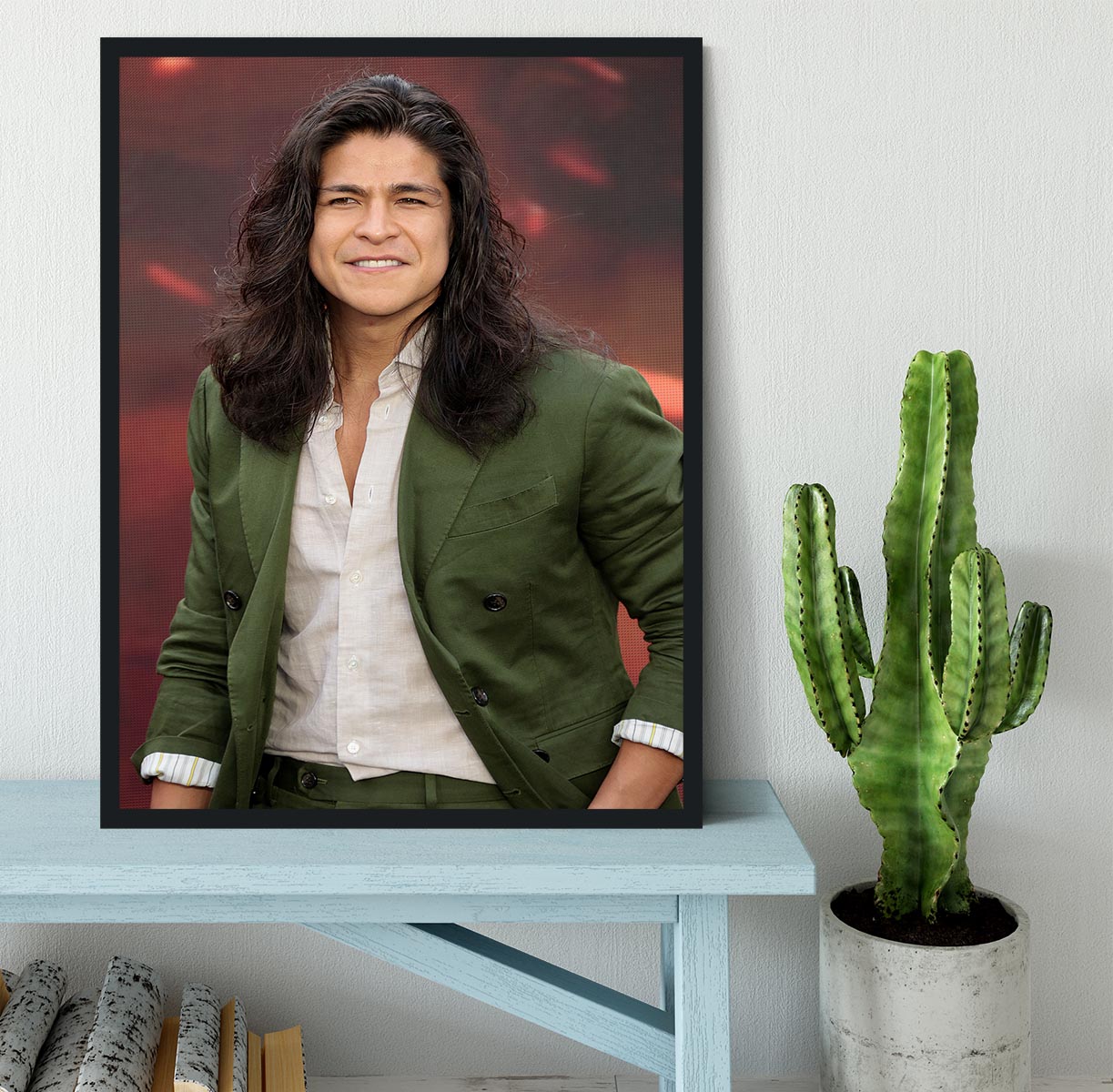 Cristo Fernandez at a premiere Framed Print - Canvas Art Rocks - 2