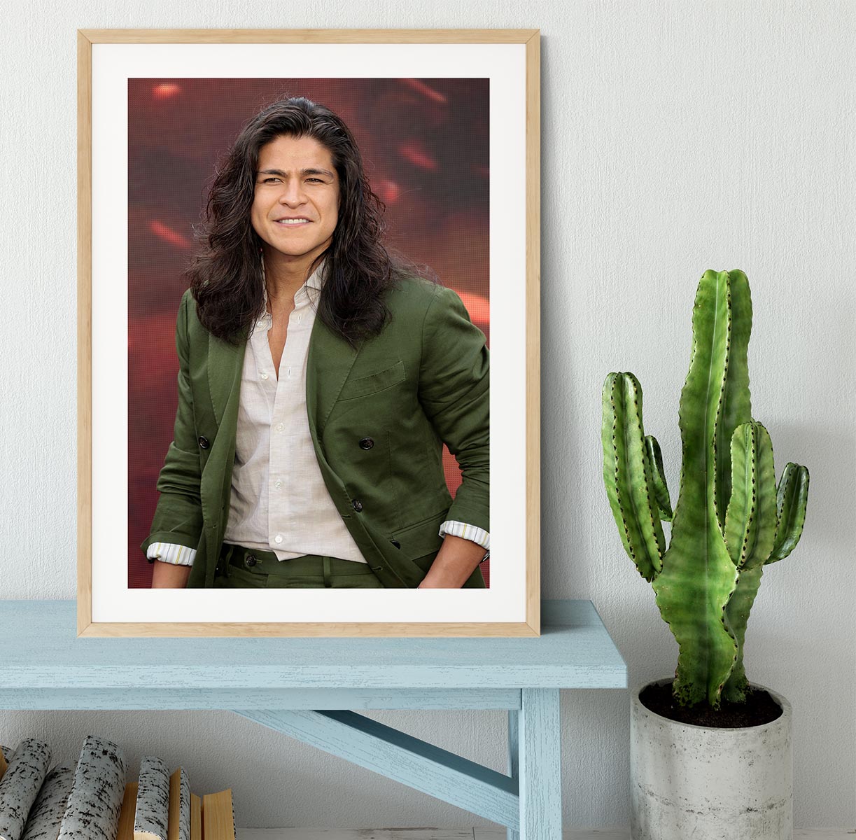 Cristo Fernandez at a premiere Framed Print - Canvas Art Rocks - 3