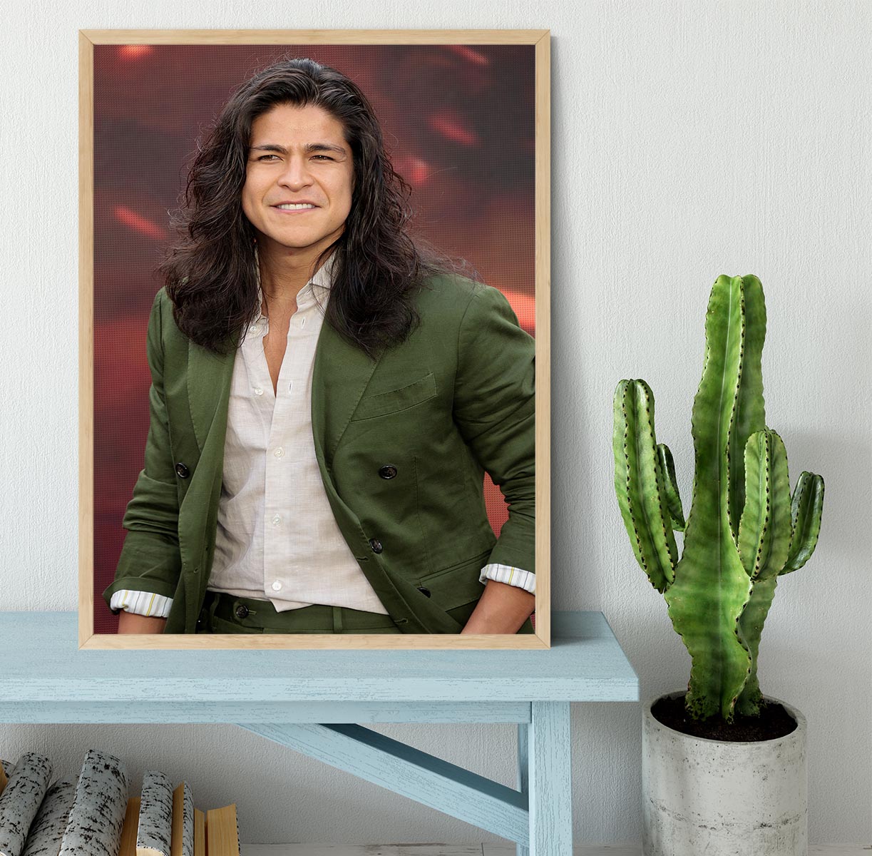 Cristo Fernandez at a premiere Framed Print - Canvas Art Rocks - 4