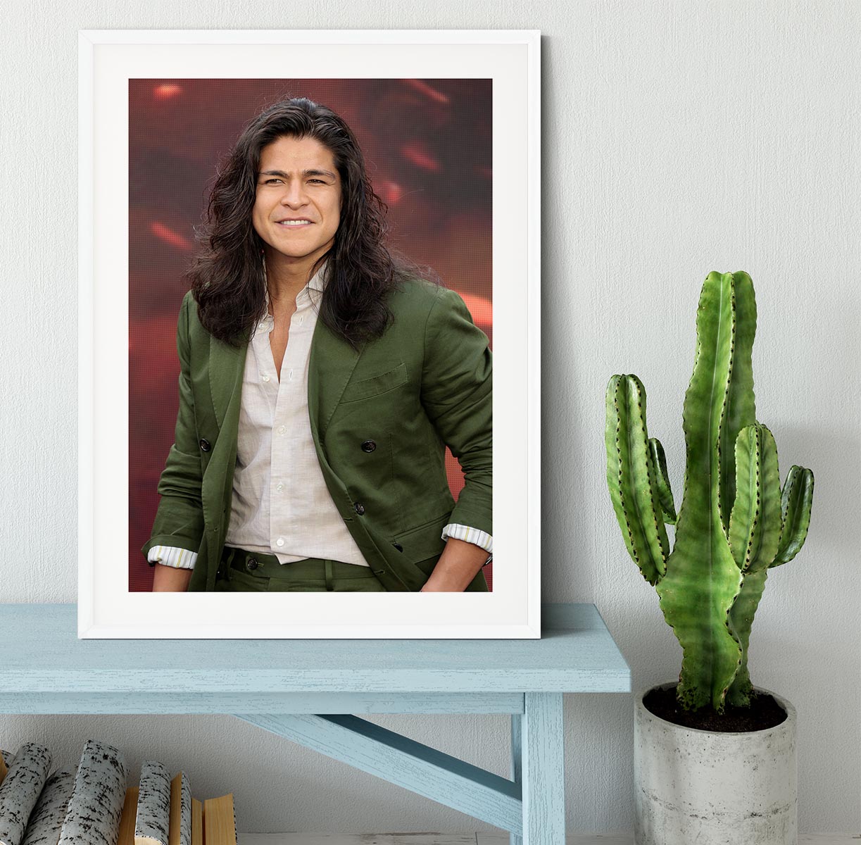 Cristo Fernandez at a premiere Framed Print - Canvas Art Rocks - 5