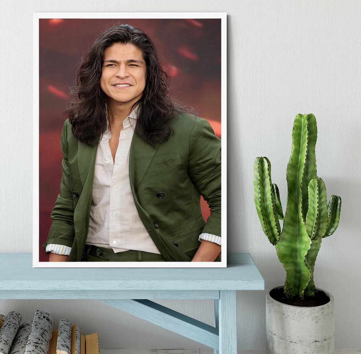 Cristo Fernandez at a premiere Framed Print - Canvas Art Rocks -6