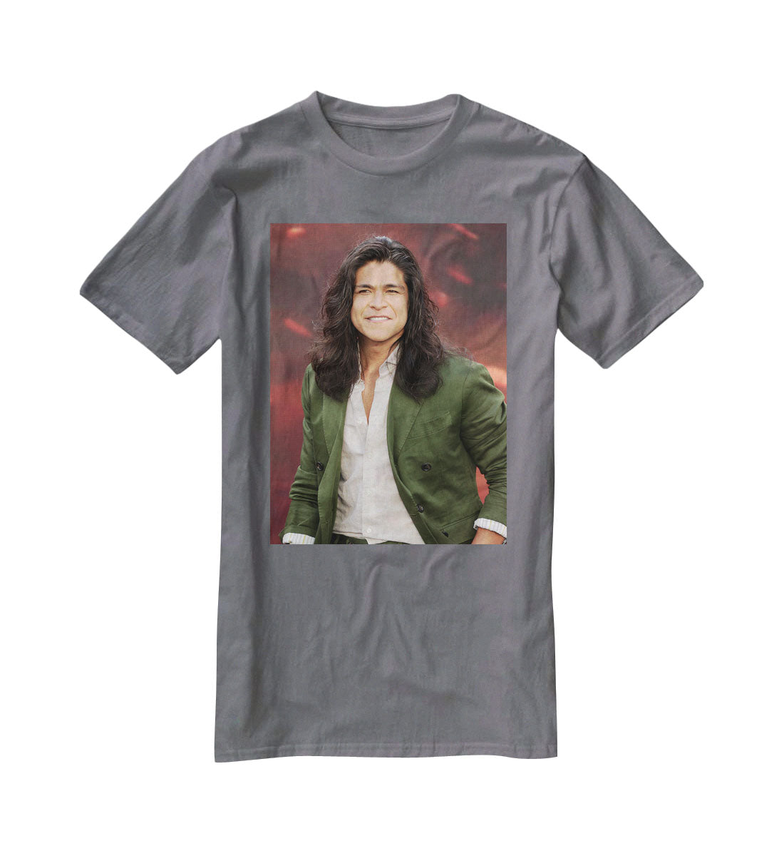 Cristo Fernandez at a premiere T-Shirt - Canvas Art Rocks - 3