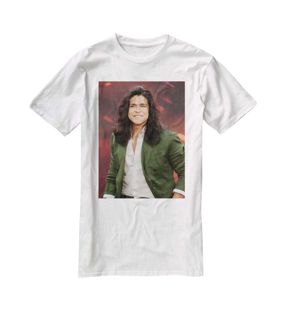 Cristo Fernandez at a premiere T-Shirt - Canvas Art Rocks - 5