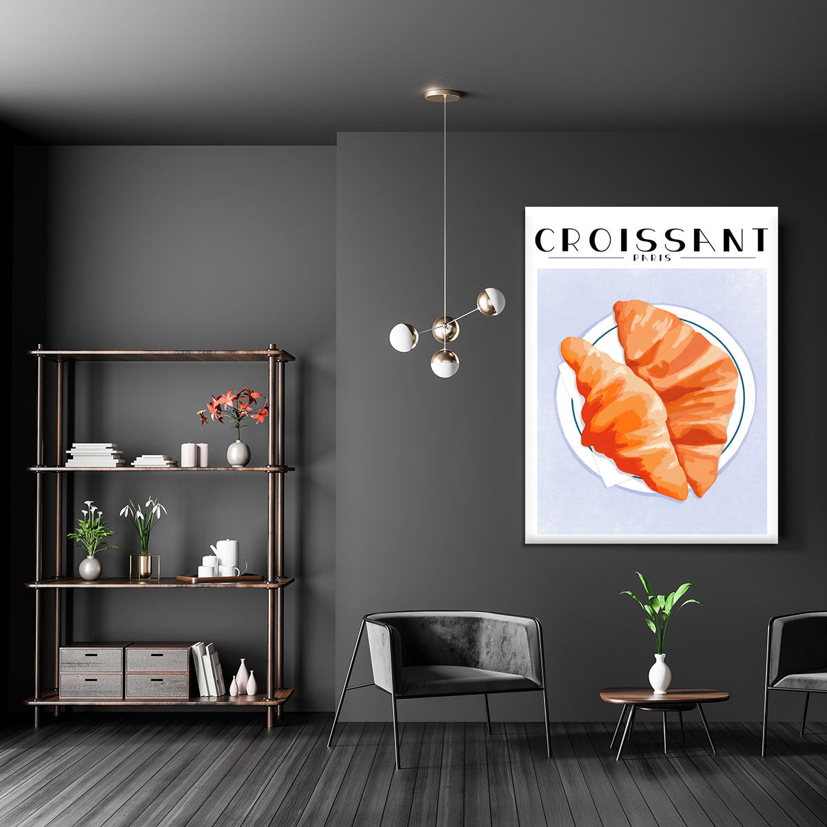 Croissant Paris Canvas Print or Poster - Canvas Art Rocks - 5