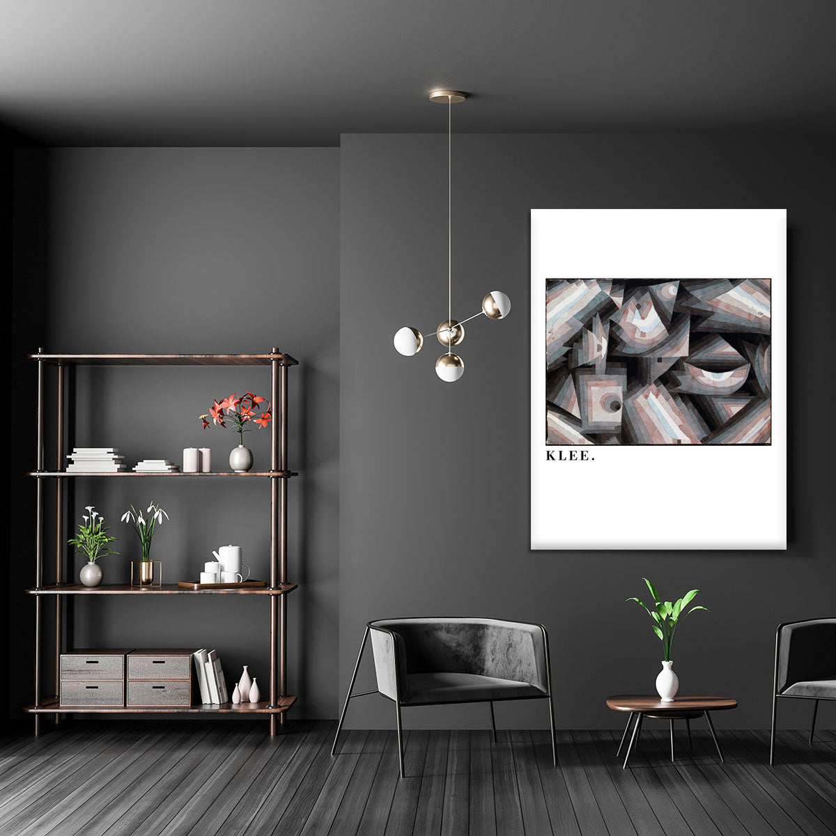 Crystal gradation 1921 No.2 Canvas Print or Poster - Canvas Art Rocks - 5