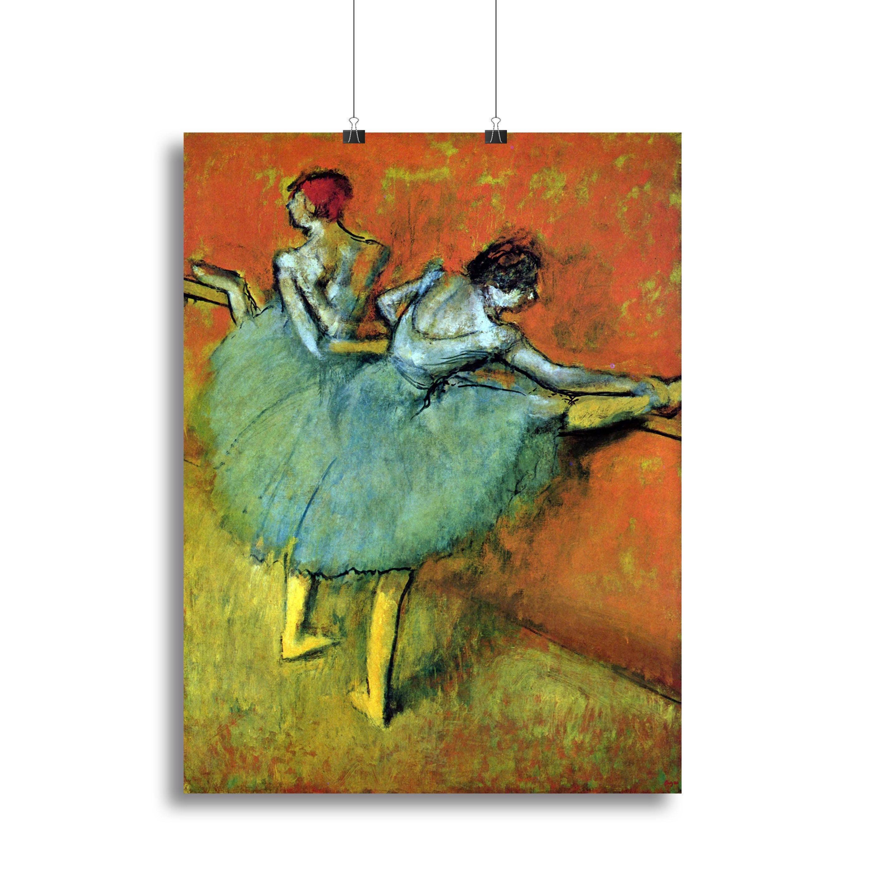 Dancers at the bar 1 by Degas Poster - Unframed